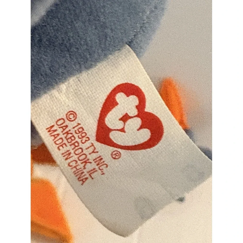 Vtg Ty Beanie Babies Scoop Pelican Lot Mom & Twins Teenie Babies 1993 1996 NWT